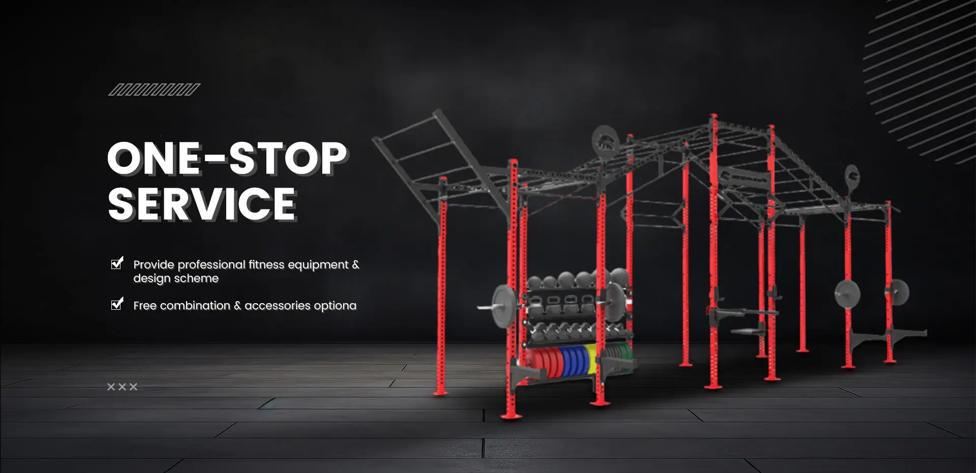 Provide professional fitness equipment design scheme